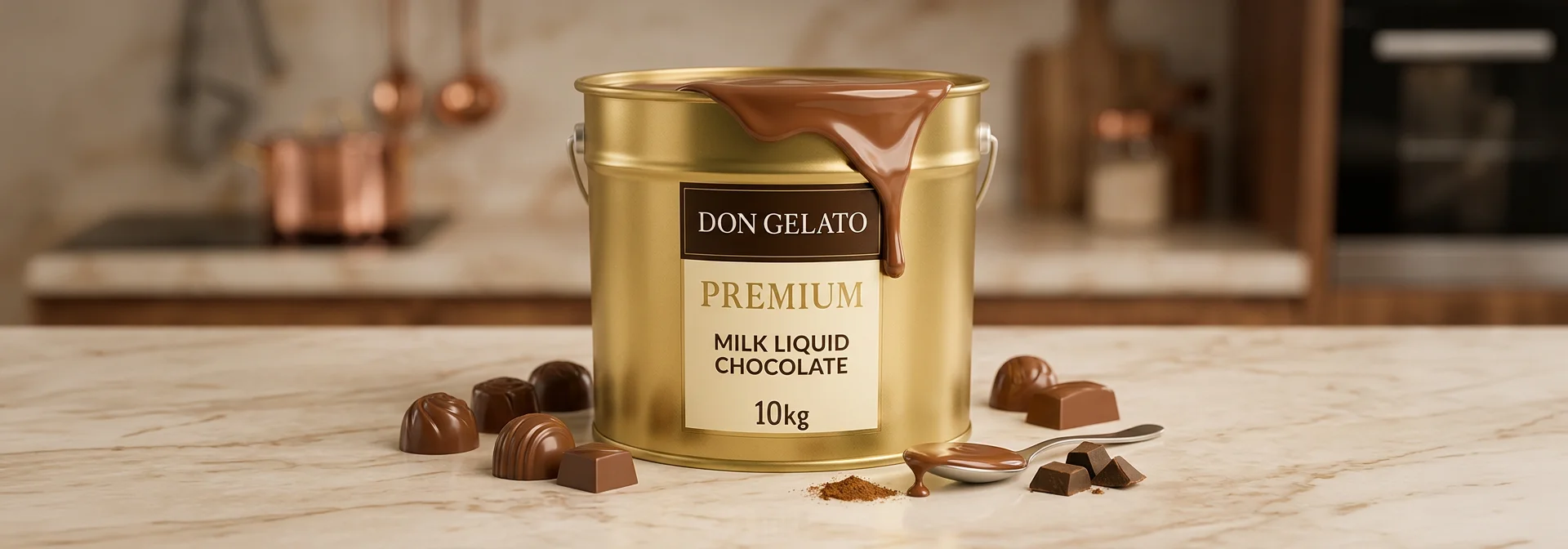 Ciocolată lichidă cu lapte Don Gelato Premium