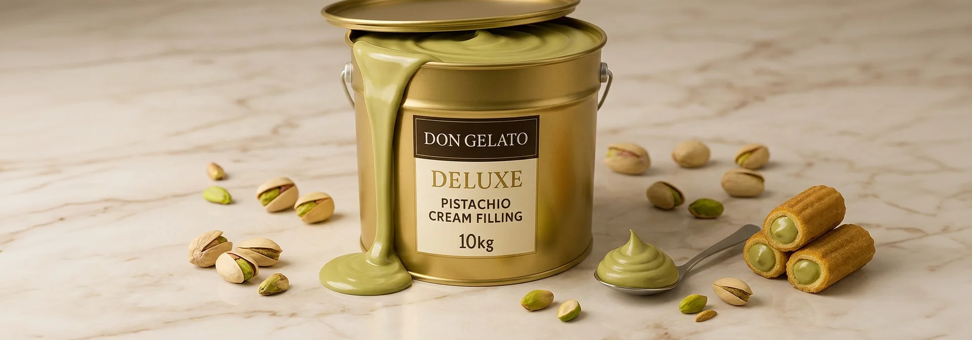Cremă profesională cu fistic Don Gelato Deluxe