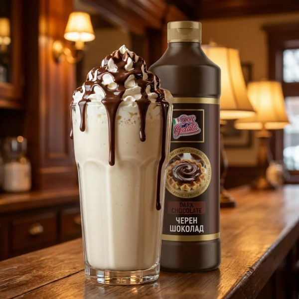 Sos ciocolată amăruie profesional pentru cofetării și utilizare horeca