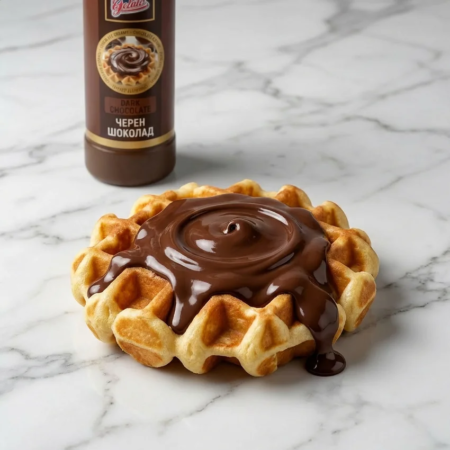 Topping amărui pentru bubble waffle și creme cu aromă intensă de cacao