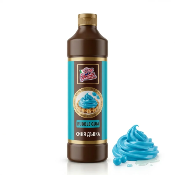 Topping Bubble Gum Don Gelato Premium 1 kg pentru înghețată, waffle și deserturi horeca
