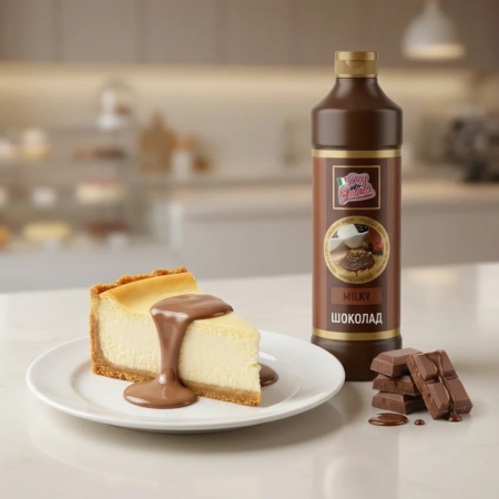 Topping ciocolată pentru decorare torturi și deserturi cu finisaj lucios profesional