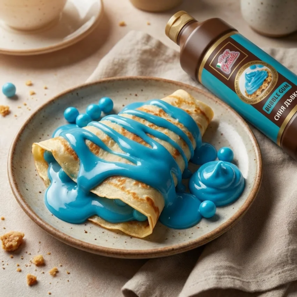 Topping dulce aromă gumă pentru clătite și waffle cu consistență uniformă