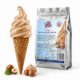 Mix pentru înghețată cu cremă de alune preparată cu apă Don Gelato